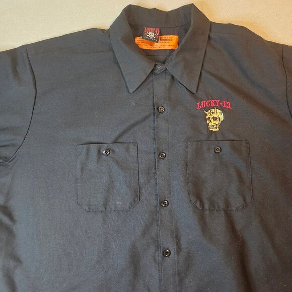 Lucky 13 Tattoo Your Soul Men's Button Down Shirt - Size XXL - Picture 3 of 6